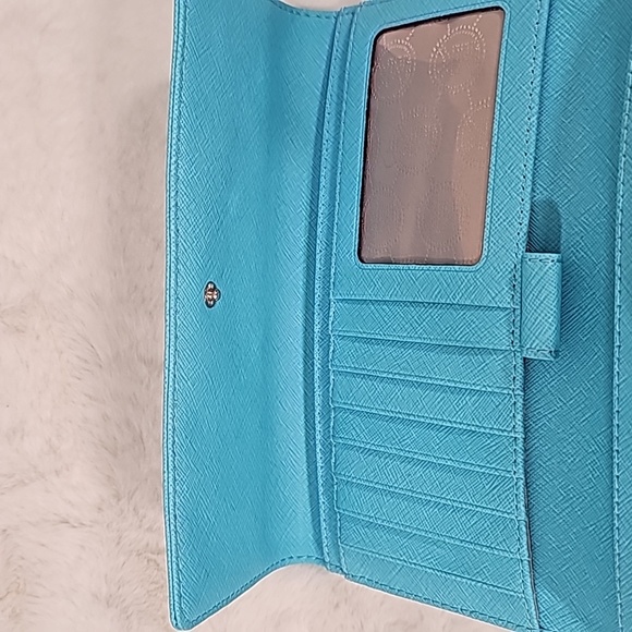 Michael Kors Sky Blue Wallet - Picture 5 of 7